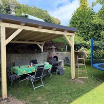 MF Montaže, Emir Tahirović s.p. - krovstvo, kleparstvo, tesarstvo, izdelava brunarice (lesene hiše), izdelava in montaža nadstreška - 15