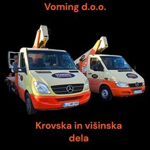 Voming d.o.o. - krovstvo, kleparstvo, tesarstvo, avtodvigala / dvižne košare in dvižne ploščadi, zidarske storitve, izdelava in montaža nadstreška - 1