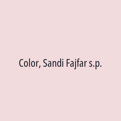 Color, Sandi Fajfar s.p.