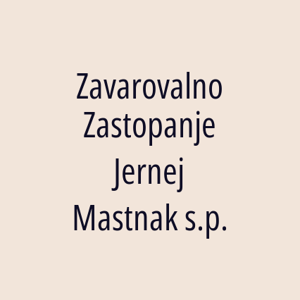 Zavarovalno Zastopanje Jernej Mastnak s.p.