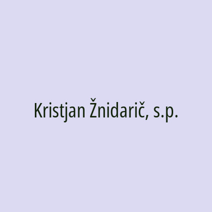 Kristjan Žnidarič, s.p.