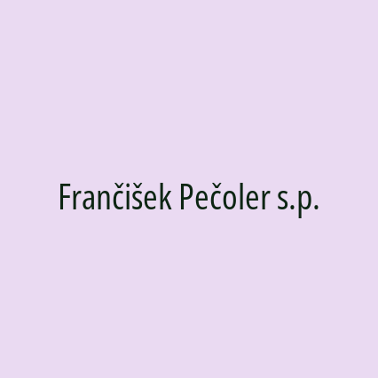 Frančišek Pečoler s.p.