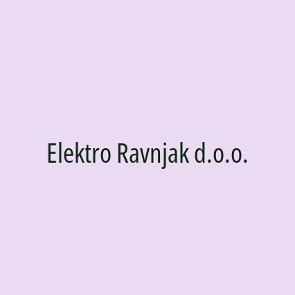 Elektro Ravnjak d.o.o.