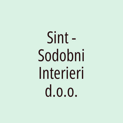 Sint - Sodobni Interieri d.o.o. - Logotip