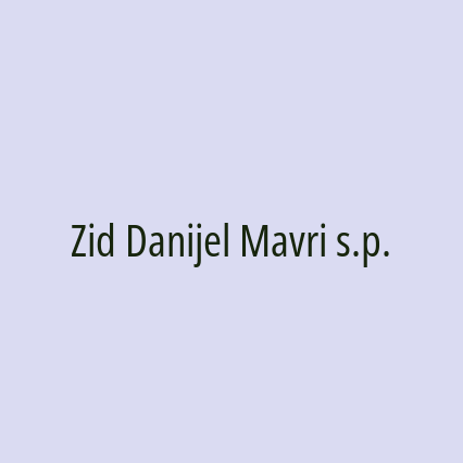 Zid Danijel Mavri s.p.