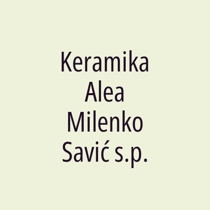 Keramika Alea Milenko Savić s.p. - Logotip