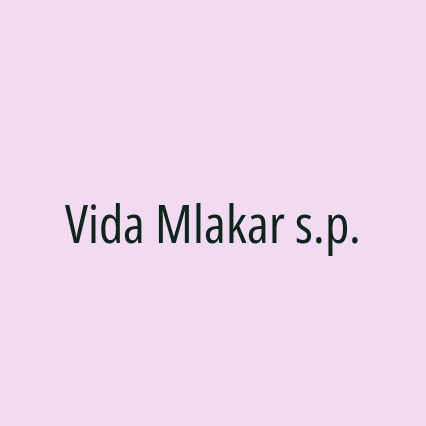 Vida Mlakar s.p. - Logotip