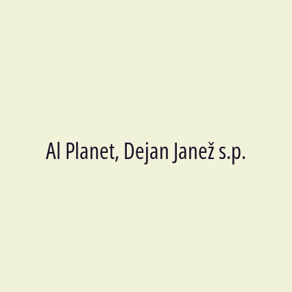 Al Planet, Dejan Janež s.p. - Logotip