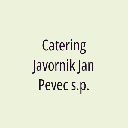 Catering Javornik Jan Pevec s.p.