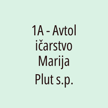 1A - Avtoličarstvo Marija Plut s.p. - Logotip