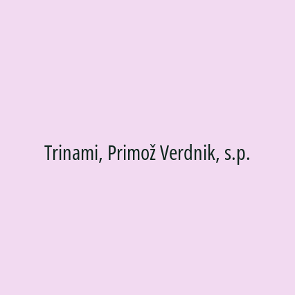 Trinami, Primož Verdnik, s.p. - Logotip