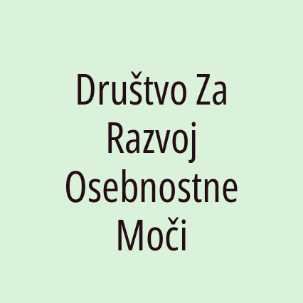Društvo Za Razvoj Osebnostne Moči