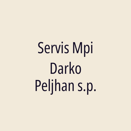 Servis Mpi Darko Peljhan s.p.