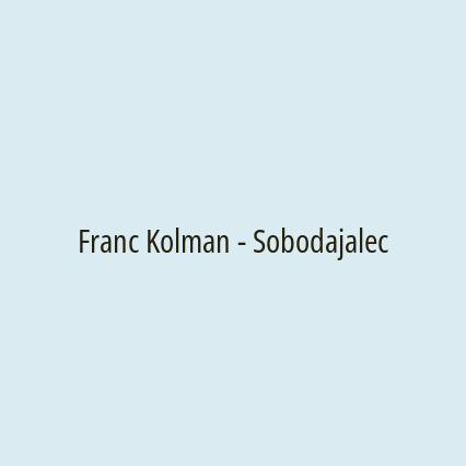 Franc Kolman - Sobodajalec