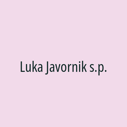 Luka Javornik s.p.