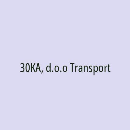 30KA, d.o.o Transport - Logotip