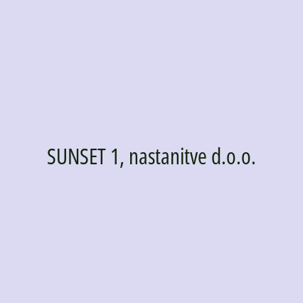 SUNSET 1, nastanitve d.o.o.