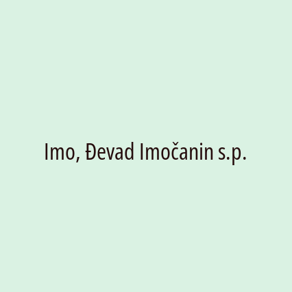 Imo, Đevad Imočanin s.p.