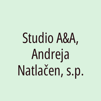 Studio A&A, Andreja Natlačen, s.p.