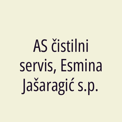 AS čistilni servis, Esmina Jašaragić s.p.