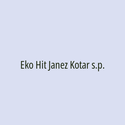 Eko Hit Janez Kotar s.p. - Logotip