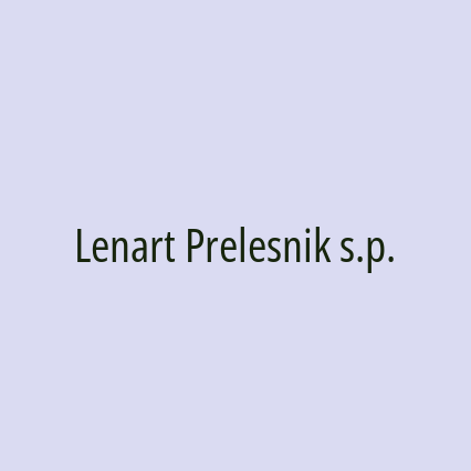 Lenart Prelesnik s.p.