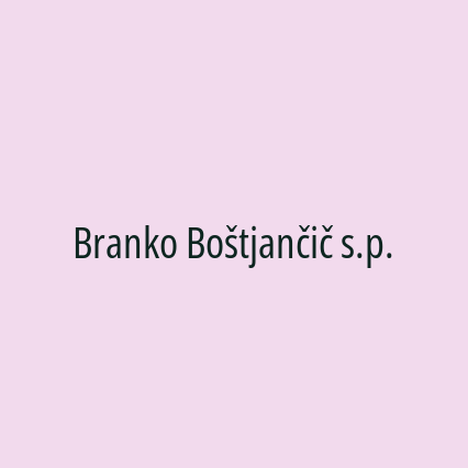 Branko Boštjančič s.p. - Logotip