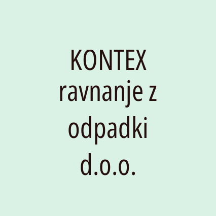 KONTEX ravnanje z odpadki d.o.o.