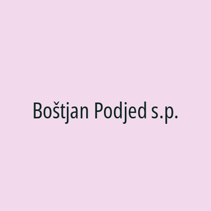 Boštjan Podjed s.p.