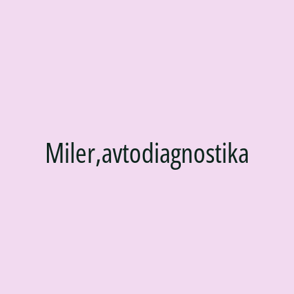 Miler,avtodiagnostika