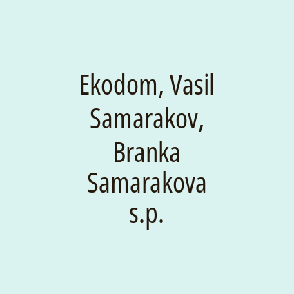 Ekodom, Vasil Samarakov, Branka Samarakova s.p. - Logotip