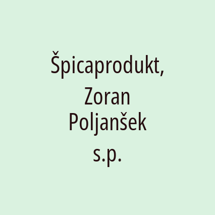 Špicaprodukt, Zoran Poljanšek s.p. - Logotip