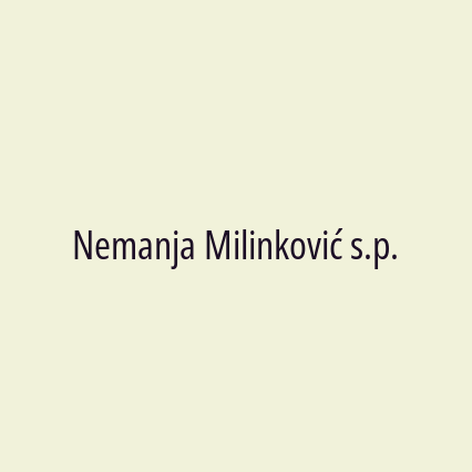 Nemanja Milinković s.p.