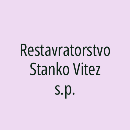 Restavratorstvo Stanko Vitez s.p.