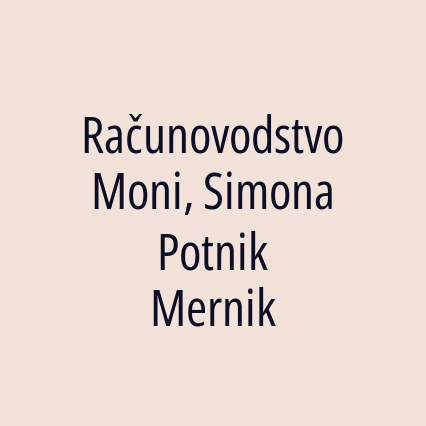 Računovodstvo Moni, Simona Potnik Mernik