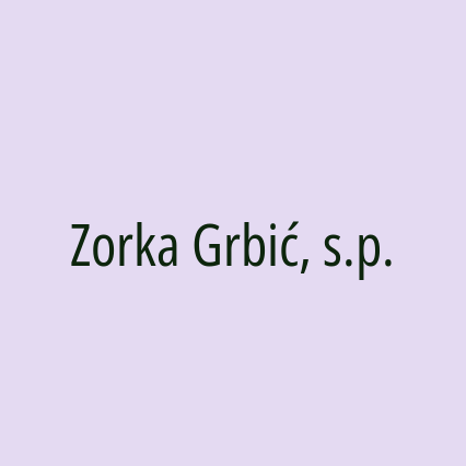 Zorka Grbić, s.p. - Logotip