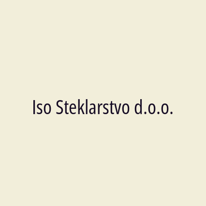 Iso Steklarstvo d.o.o.