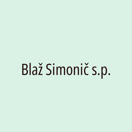 Blaž Simonič s.p.