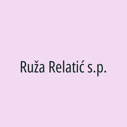 Ruža Relatić s.p.