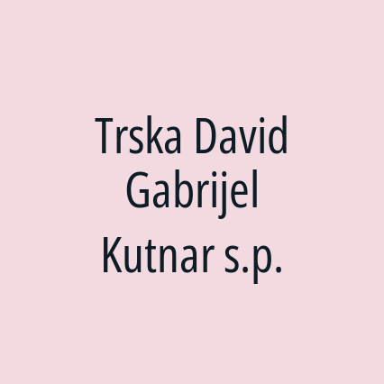 Trska David Gabrijel Kutnar s.p.