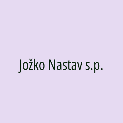 Jožko Nastav s.p.