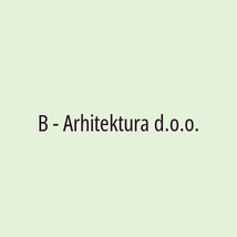 B - Arhitektura d.o.o. - Logotip