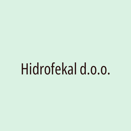 Hidrofekal d.o.o. - Logotip