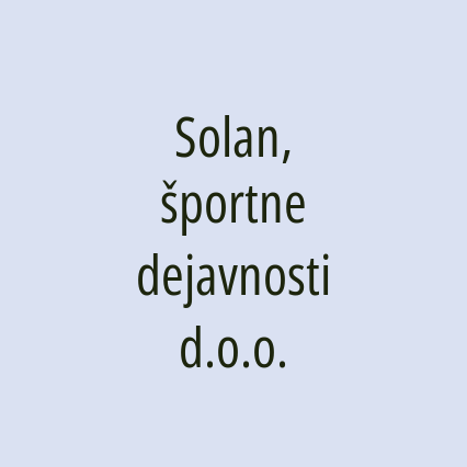 Solan, športne dejavnosti d.o.o.