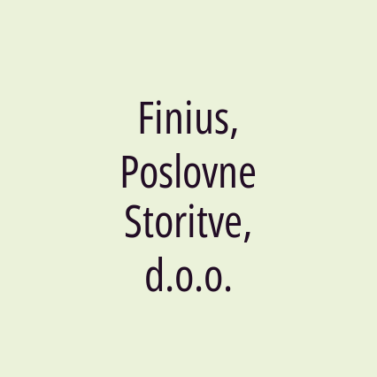 Finius, Poslovne Storitve, d.o.o.