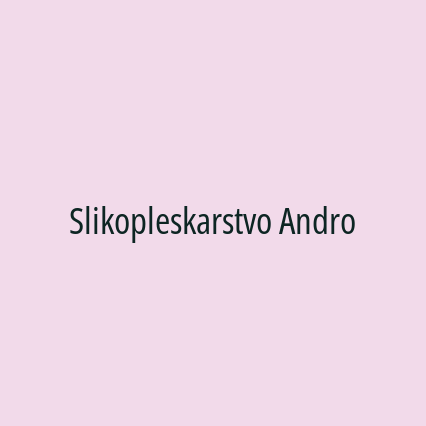 Slikopleskarstvo Andro