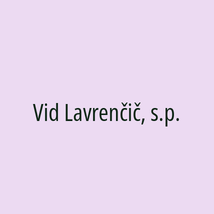 Vid Lavrenčič, s.p. - Logotip