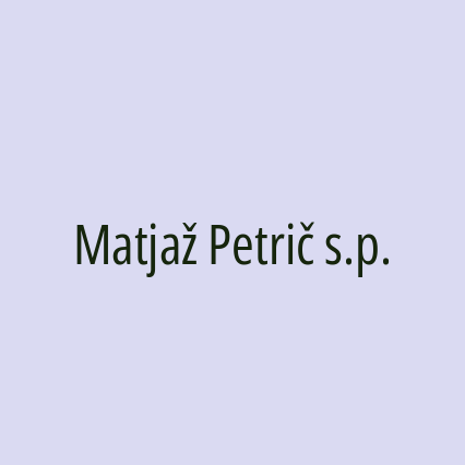 Matjaž Petrič s.p.