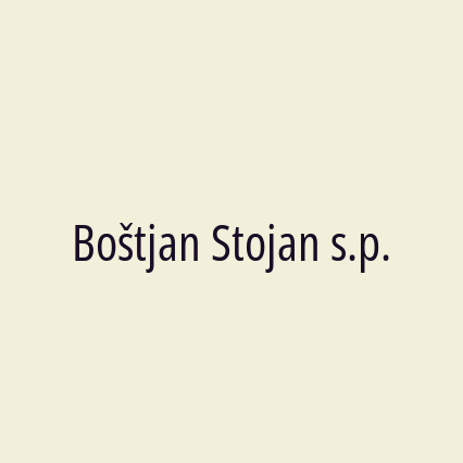 Boštjan Stojan s.p.