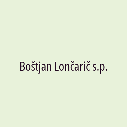 Boštjan Lončarič s.p.